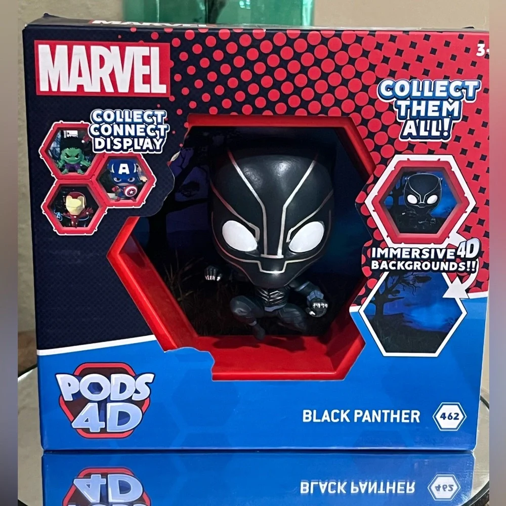 Wow! PODS 4D Marvel Black Panther, new!